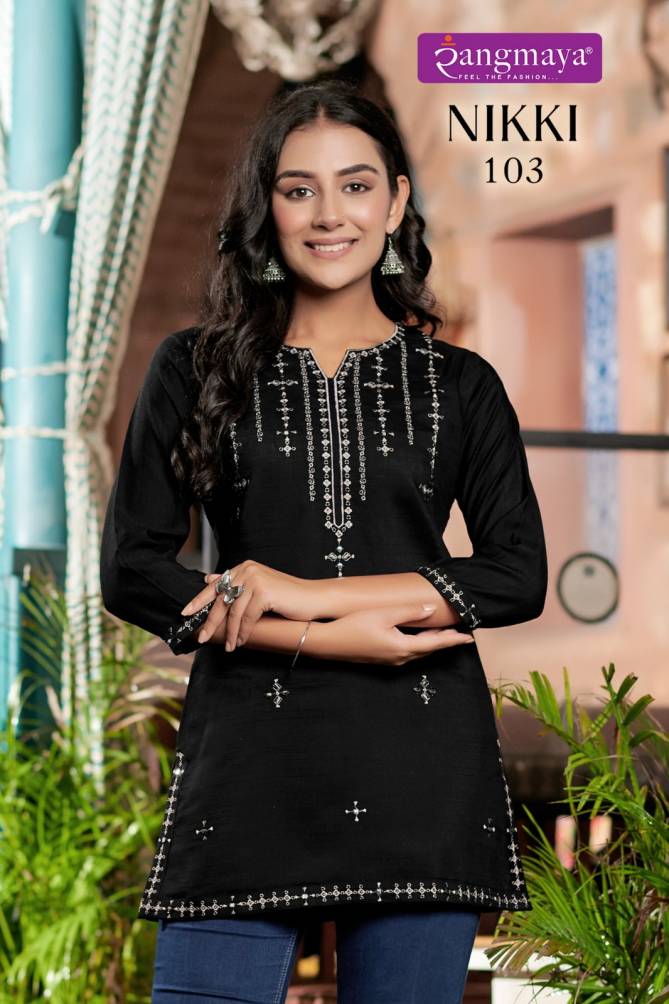 Nikki By Rangmaya Tunic Style Ladies Top Wholesale Price In Surat